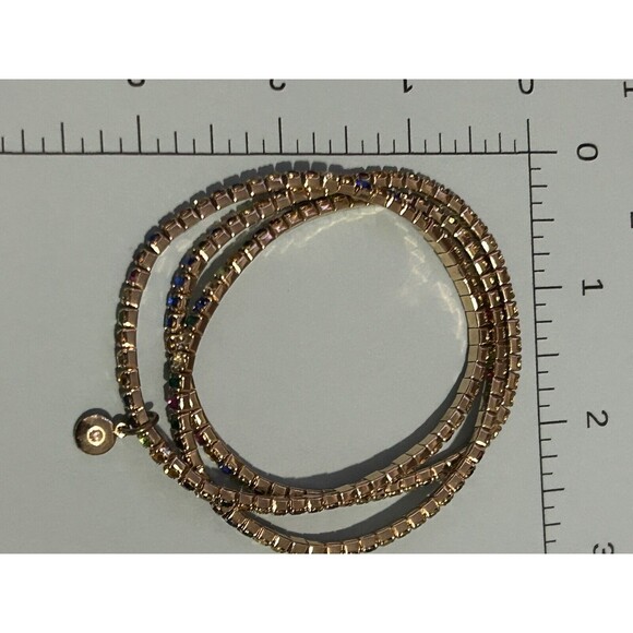 J Crew Jeweled Stretch Bracelet Set Of 3 - Picture 6 of 7